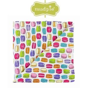 Mud Pie Macaroon Swaddle Blanket